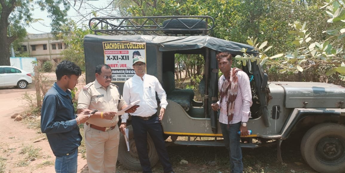 परिवहन विभाग की कार्यवाही, 05 वाहनों से 43 हजार 800 रूपए का काटा गया ई चालान