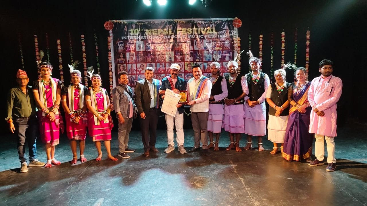 नेपाल काठमांडू मे नंबर 1 का पुरस्कार, कलाकारों ने दिखाया छत्तीसगढ़ की संस्कृति