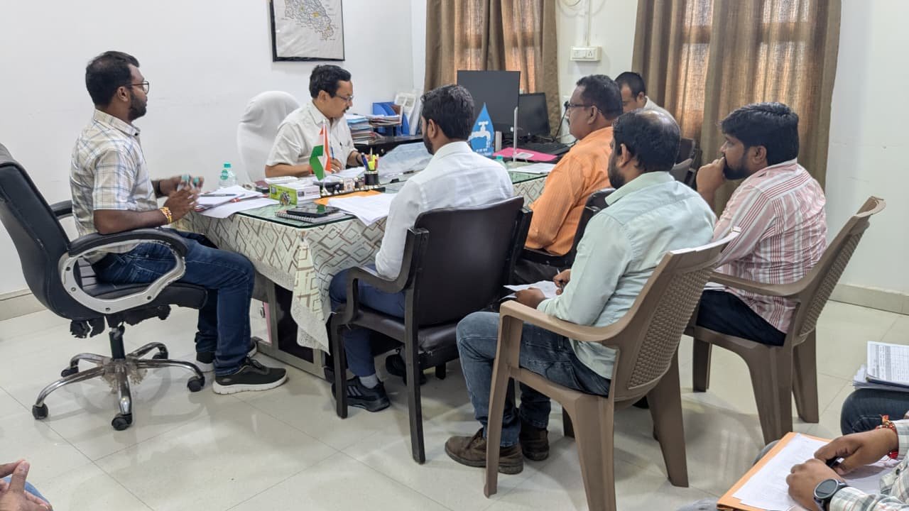 मुख्य अभियंता ने की जल जीवन मिशन के कार्यों की समीक्षा