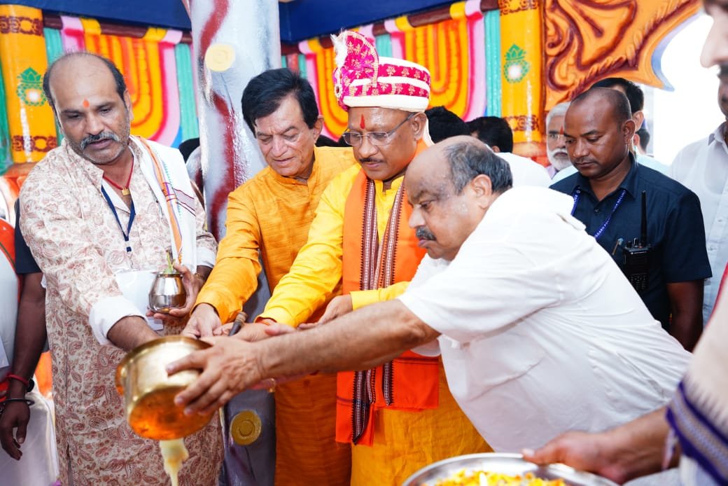 भगवान जगन्नाथ की रथ यात्रा में हुए शामिल मुख्यमंत्री विष्णु देव साय ,,,