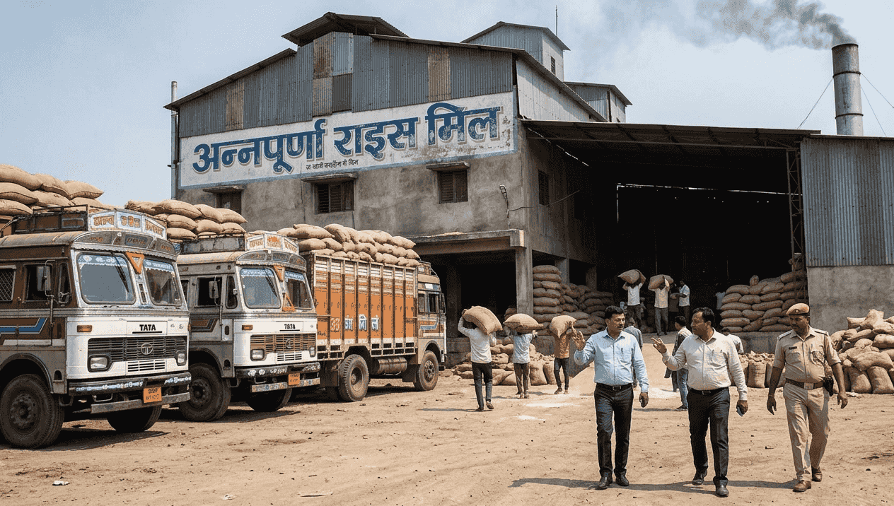 रसूख के आगे सुशासन लाचार,अन्नपूर्णा राइस मिल ने नहर को बनाया निजी जागीर, क्रांति सेना पहुंची कलेक्टर के द्वार।