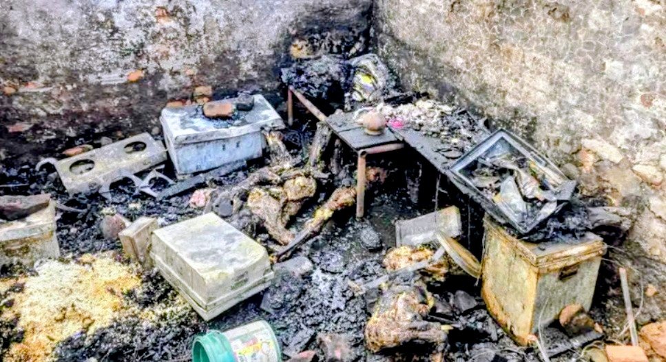 कुम्हारी में भयंकर सिलेंडर ब्लास्ट: वैष्णव परिवार के एक पुरुष, दो युवतियों और मासूम बच्ची की जिंदा जलकर दर्दनाक मौत