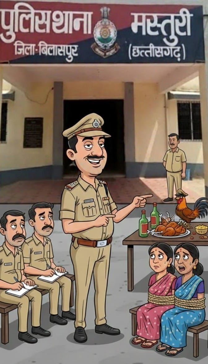 मस्तूरी थाना क्षेत्र में पत्रकार दंपति पर दबाव, गृह मंत्री के आदेशों का उल्लंघन