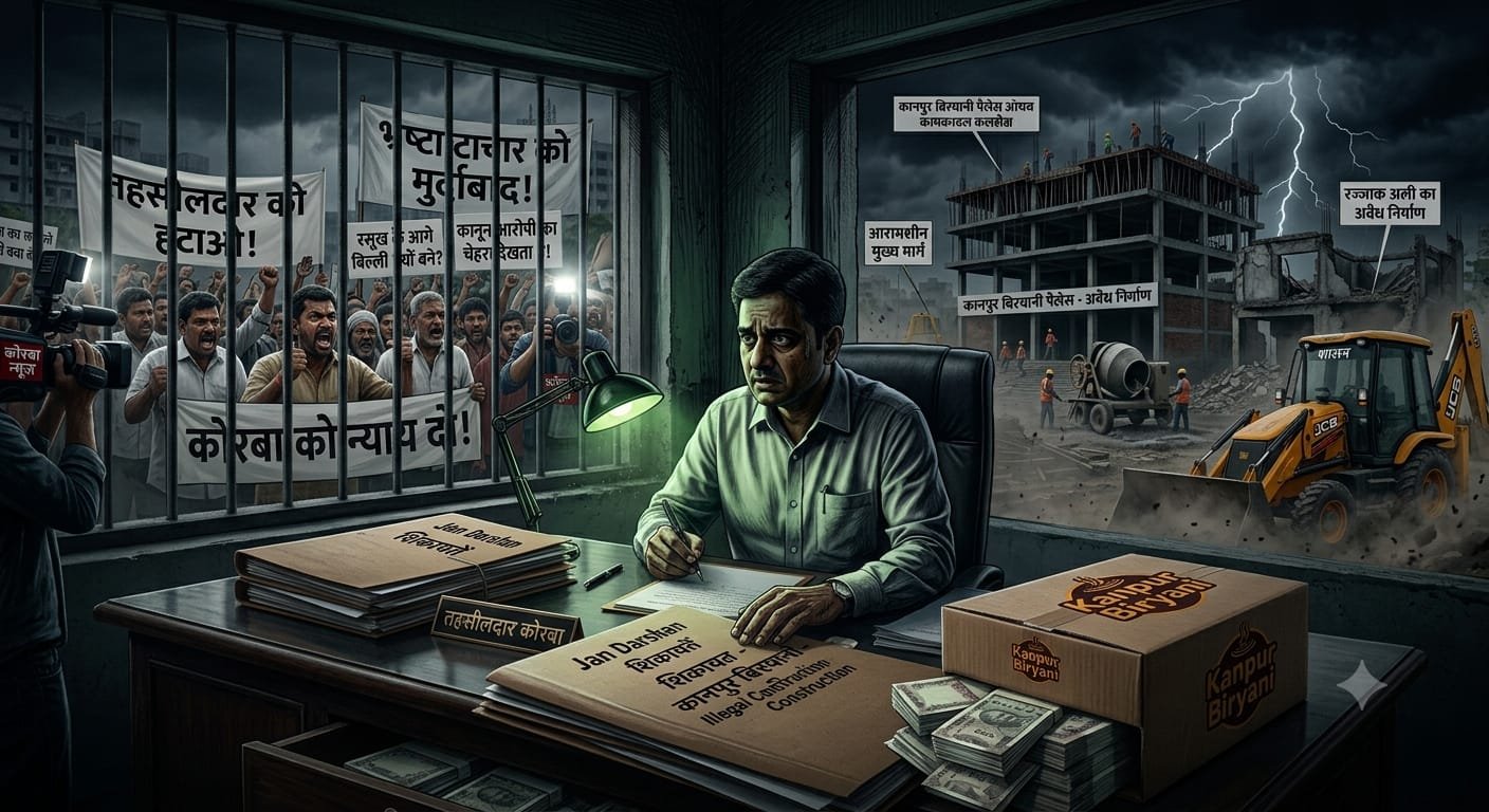 कोरबा अवैध कब्जा विवाद: कलेक्टर के आदेश के बाद भी फाइल अटकी, तहसीलदार और SDM पर उठे गंभीर सवाल
