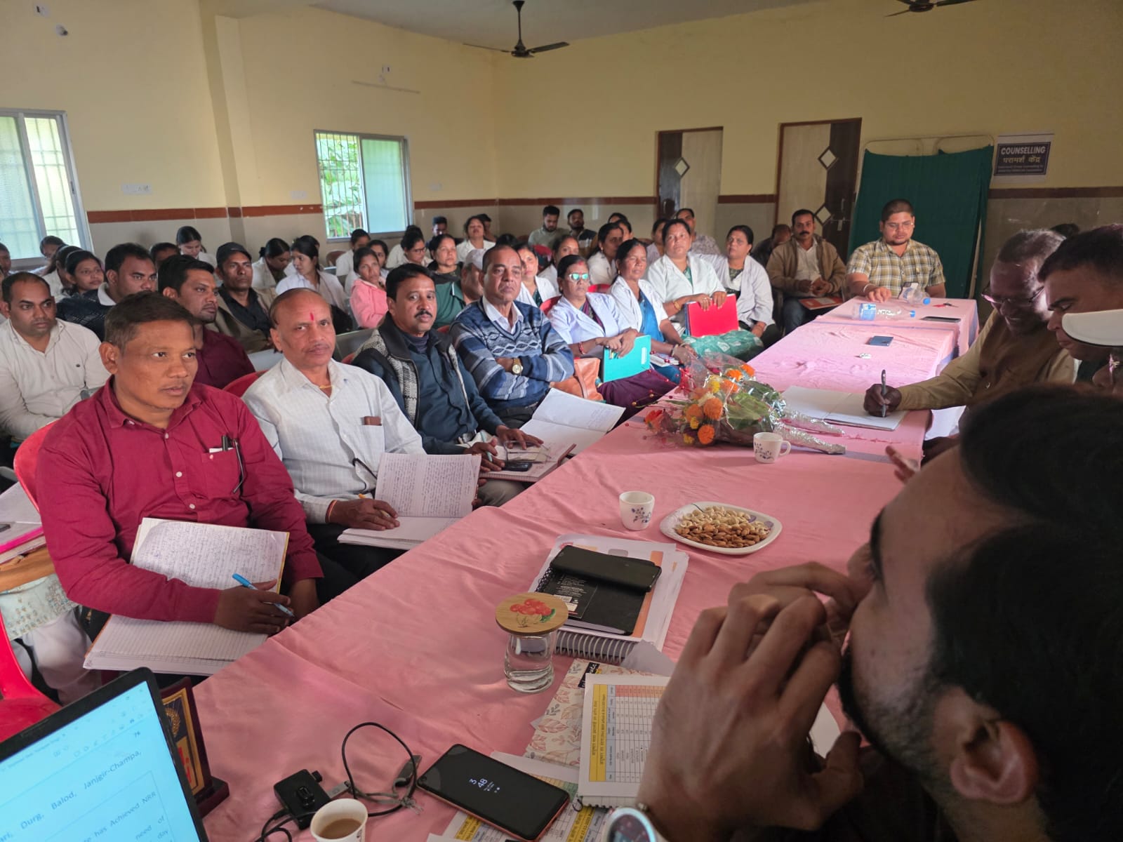 Bilaigarh News : सामुदायिक स्वास्थ्य केंद्र बिलाईगढ़ में विकासखंड स्तरीय समीक्षा बैठक संपन्न