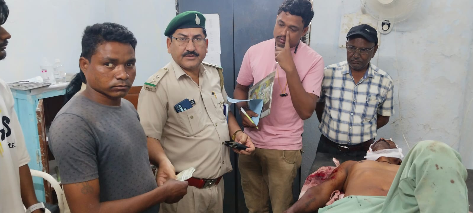 Bilaigarh News : भालू के हमले से तीन घायल 2 का इलाज बिलाईगढ़ में 1 बिलासपुर रेफर