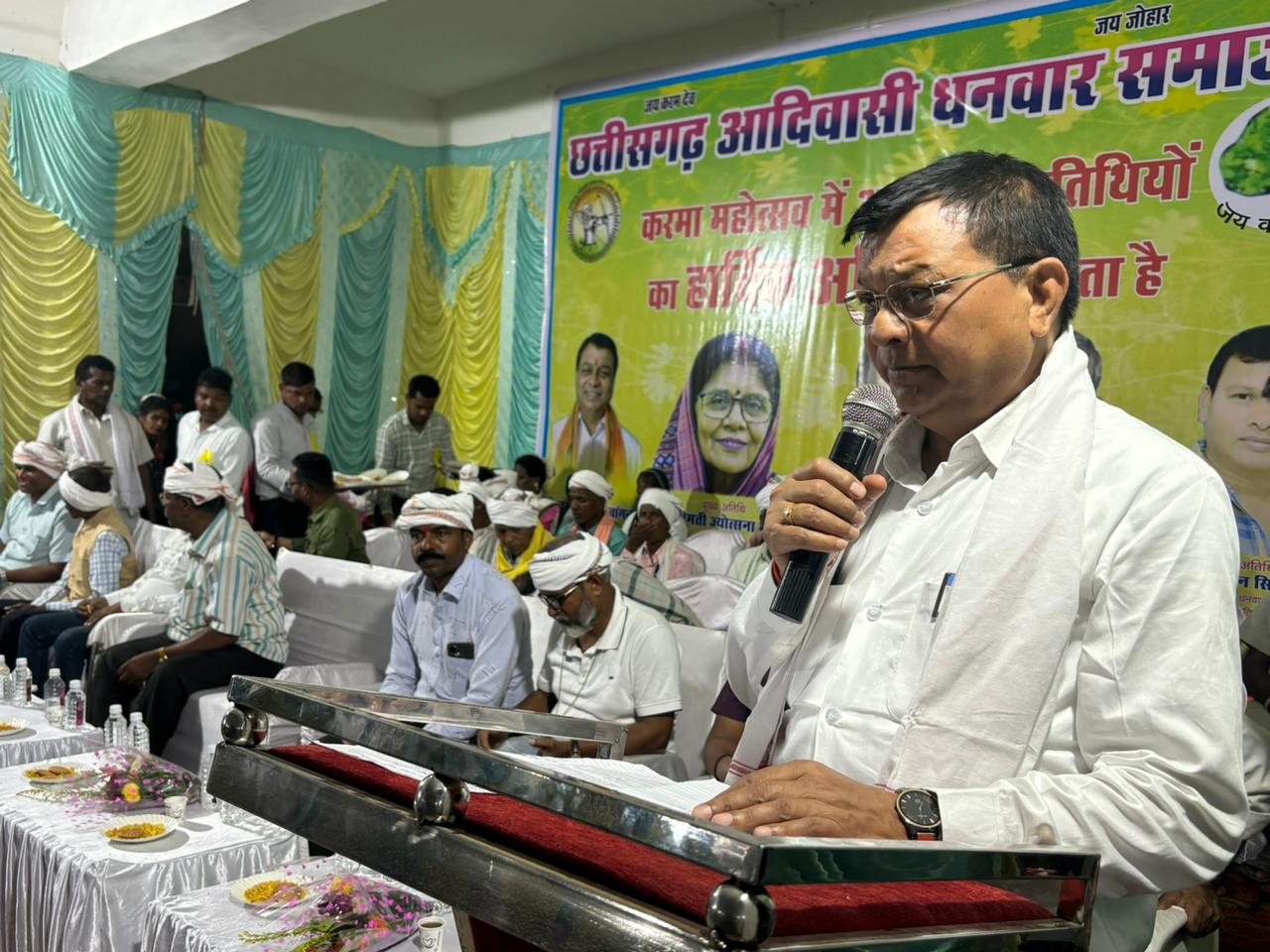 Korba News : सांस्कृतिक धरोहर और प्रकृति की पहचान का पर्व है करमा: उद्योग मंत्री श्री लखनलाल देवांगन